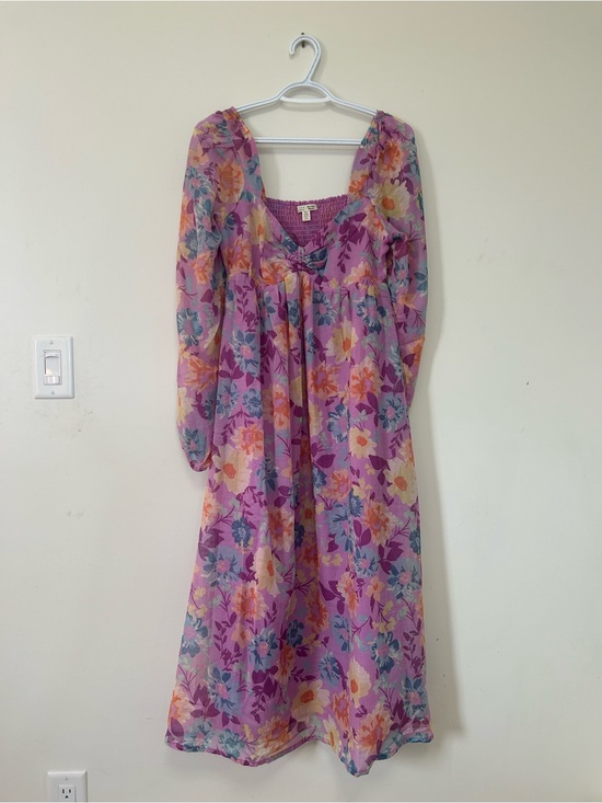 Billabong Dresses & Skirts - Billabong Lavender Floral Midi Dress